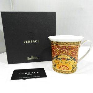 Versace Medusa Red Mug by Rosenthal New